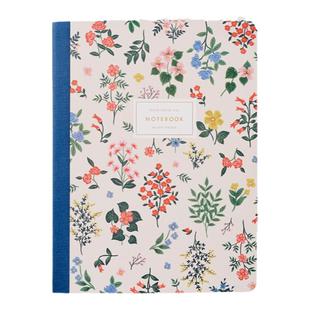 美国Rifle Paper Co.横间软面胶装笔记本复古创意手绘插画手账本