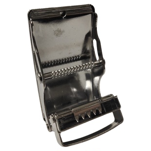 加厚合金老式皮带扣滚柱滚轴扣头男士裤带配件腰带头无牙无孔平滑