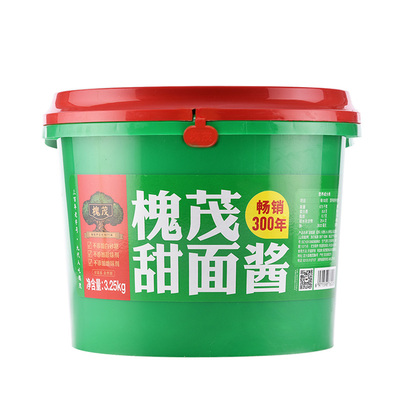 槐茂3.25kg甜面酱商用桶装煎饼烤鸭正宗甜面酱