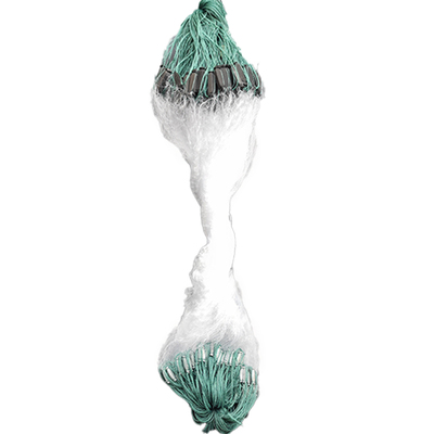 加重流水网三层沉网50米白条网