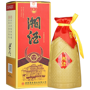 湘泉酒业 凤凰情湘酒窖藏15兼香型国产白酒54度500ml礼盒装口粮酒