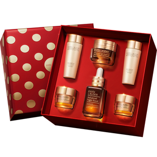 【新年礼物】雅诗兰黛小棕瓶护肤品套装 眼霜+精华 抗皱紧致礼盒