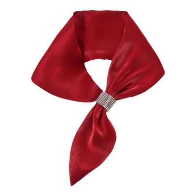 春夏新品镶钻装饰女懒人丝巾