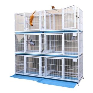 迪美佳大型三层12层鸽子笼专业加密加粗赛信鸽元宝鸽舍公棚配对