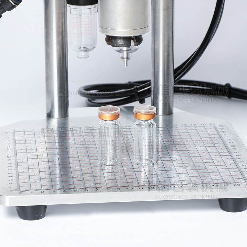 气动西林压盖口服液青霉素抗生素瓶盖铝塑玻璃瓶压盖机旋盖机