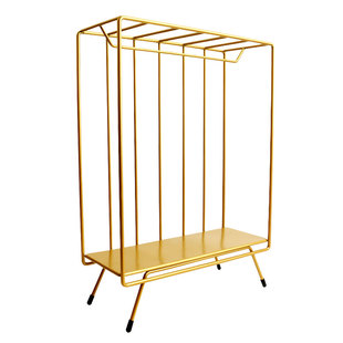 新品创意BJD娃娃挂衣架子烤漆金属简约铁艺衣挂迷你ob11娃衣衣柜