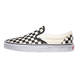 VANS/范斯 低帮经典款棋盘格一脚蹬帆布板鞋男女同款 VN000EYEBWW