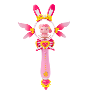 彩虹护卫队律动魔法棒公主过家家声光旋转星宝仙女法杖女孩送礼物