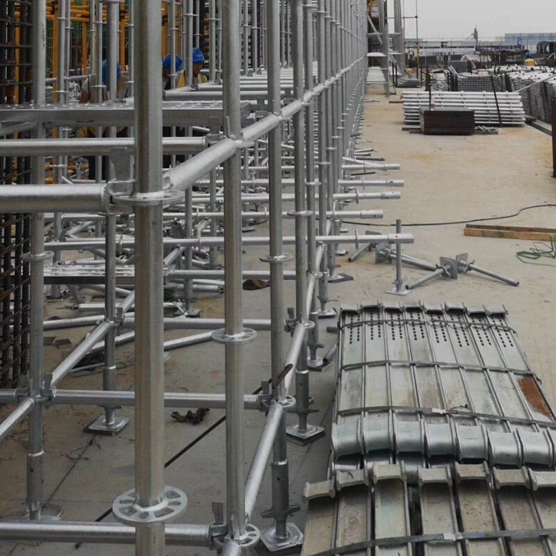 盘扣式脚手架承插型盘扣钢管脚手架热镀锌快速支模盘扣建筑手脚架