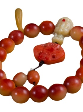 精品天然血料骆驼骨头手钏手串