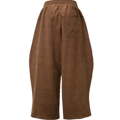 神识麒骥灯芯绒萝卜裤