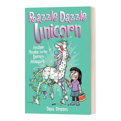 英文原版 Razzle Dazzle Unicorn 菲比和她的独角兽4 英文版 进口英语原版书籍