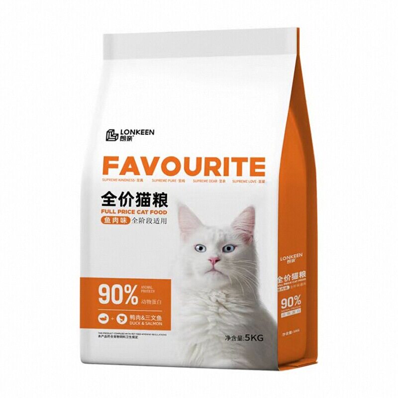 朗亲鸭肉三文鱼猫粮厂家直发