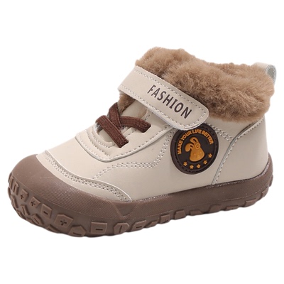 学步鞋冬季男女宝宝棉鞋加绒加厚