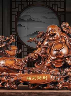 福到财到白菜佛送开业客厅摆件博古架摆件乔迁新居玄关礼品电视柜