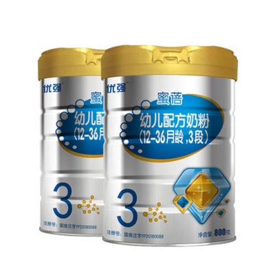 婴幼儿配方奶粉宝宝2段罐装