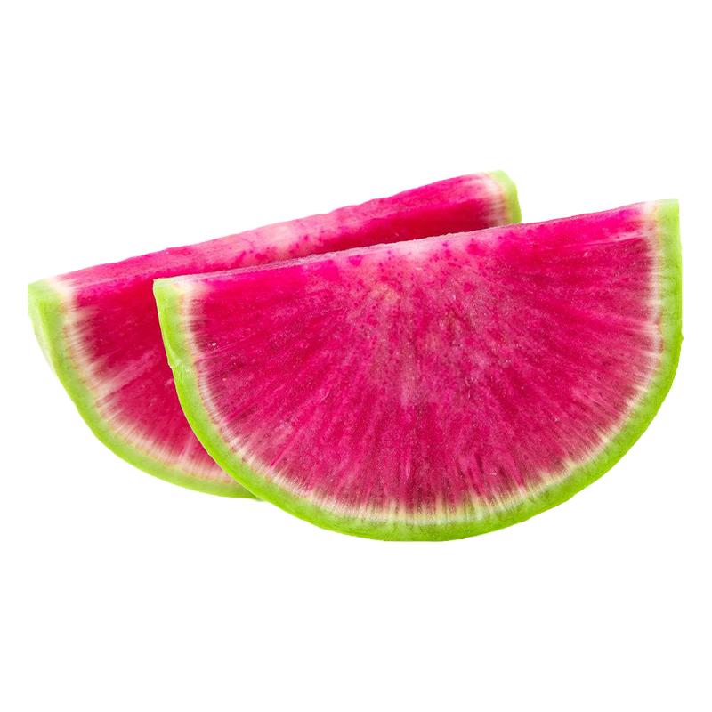 心里美萝卜新鲜青皮红心萝卜西餐沙拉蔬菜食材装饰400g