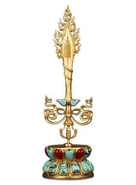 尼泊尔全铜密宗文殊师利金刚杵