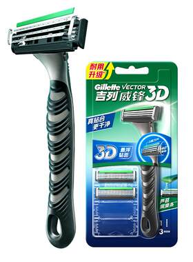 吉列威锋3D剃须刀顺滑不易生锈