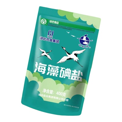 海藻低钠盐加碘精制盐绿色食品