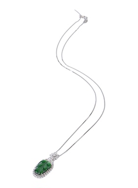 BOXWARAWARA原创设计翡翠项链女