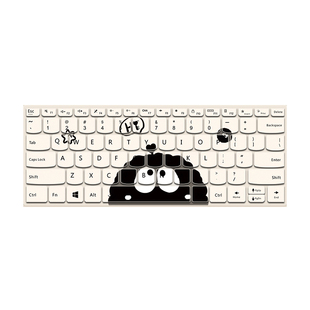 适用于华为matebook14S键盘膜小新air14联想pro14保护套荣耀MagicBook戴尔笔记本电脑彩绘可定制全覆盖防尘罩