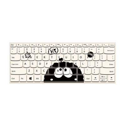 适用于华为matebook14S键盘膜小新air14联想pro14保护套荣耀MagicBook戴尔笔记本电脑彩绘可定制全覆盖防尘罩