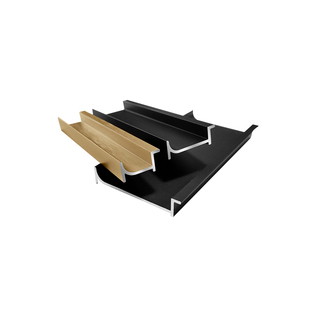 铝合金内嵌弧形踢脚线金属贴脚线隐形地角线踢脚板网红嵌入式