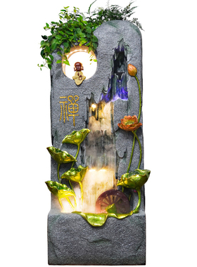 中式风田园禅意喷泉景观装饰品