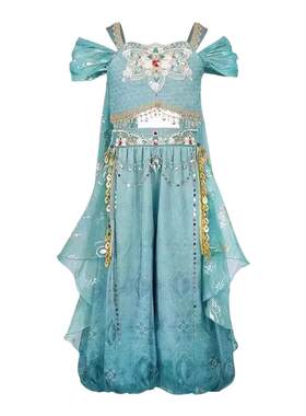 儿童汉服女童敦煌舞蹈服飞天异域风情中国风民族舞蹈演出服装正版