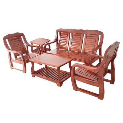 新中式实木沙发客厅办公室接待椅