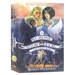 善与恶的学校6 英文原版小说 School for Good and Evil 6 The One True King 善恶魔法学院 青少年科幻读物 章节桥梁书 英语书籍