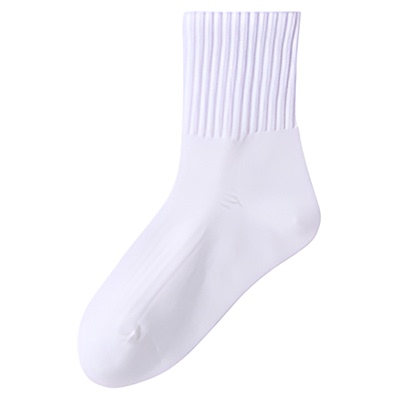 斑比童袜儿童白色袜子夏季薄款网眼棉袜男童女童春秋小学生纯白袜