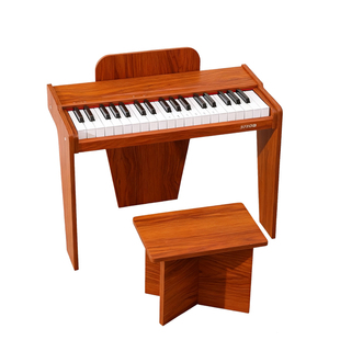 帕茵思木质儿童小钢琴37键宝宝初学入门电子琴男女孩迷你玩具礼物