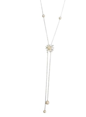 韩系珍珠流苏项链秋冬百搭锁骨链