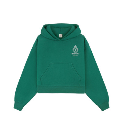 [甄选85折]Sporty&Rich British Sports系列女士连帽卫衣短裤套装