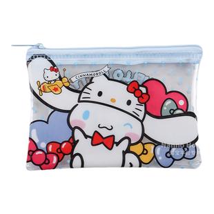三丽鸥HelloKitty50周年卡包可爱透明拉链袋库洛米小女孩零钱包包