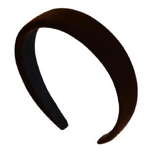 发箍女2025新款发卡法式复古高颅顶压发头箍高级海绵宽黑发夹头饰