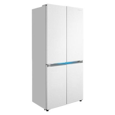 美的603超薄零嵌四门家用冰箱