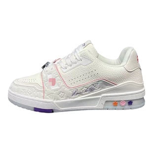 新款潮流秋冬爆款魔术贴反季厚底增高油轮男女情侣轻奢运动休闲鞋