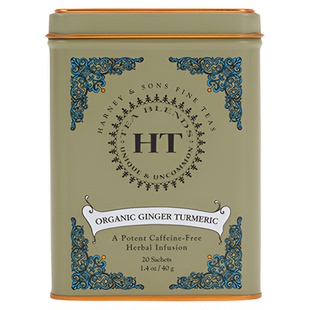【自营】Harneysons哈尼桑尔丝有机姜黄茶茶包花草茶40g20包