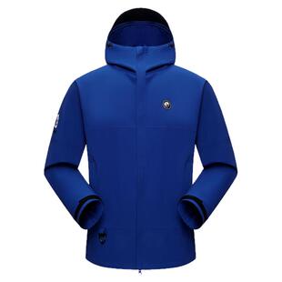 「蜀绣」新春系列骆驼熊猫户外冲锋衣女外套2026新款蓝色登山服男