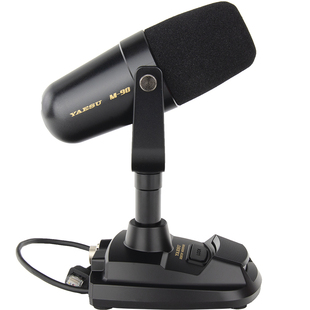YAESU 八重洲 M-90D 台式动圈麦克风 短波电台用台咪 桌面PTT台麦