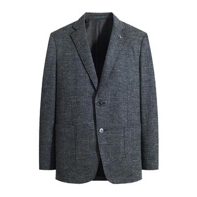 绵羊毛红豆西服春秋休闲正装