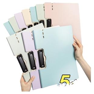 A4文件夹双夹板夹资料夹多功能横版写字板书垫板文具办公用品学生用书写试卷整理收纳神器讲义夹子合同档案夹