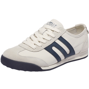 明星同款百丽小轻甘男士休闲板鞋秋季软底德训阿甘运动鞋L1022BM5