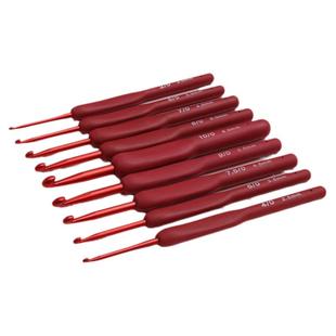 毛线钩针工具全套毛衣手工勾针围巾不锈钢软柄 diy编织材料包钩针