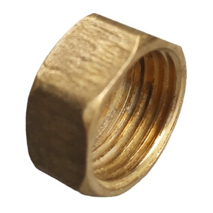 三角阀堵帽通用4分铜堵头1/2外丝内丝20水管管堵盖6分堵塞头纯铜