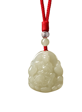 【佛佑本命】和田玉本命佛吊坠