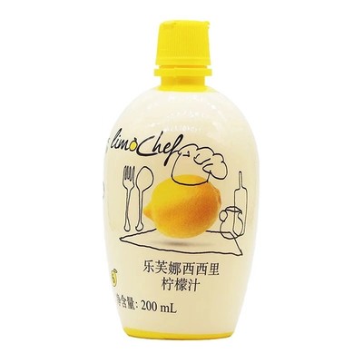 意大利进口乐芙娜柠檬汁200ml*12